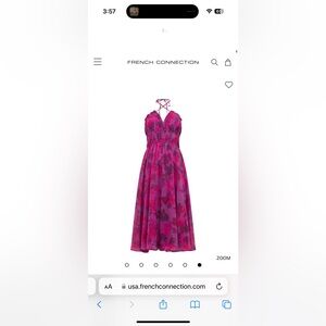 French Connection cross over midi dress!